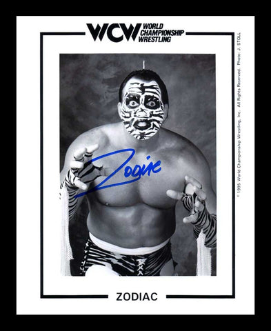 Zodiac (Brutus Beefcake) Signed Photo COA