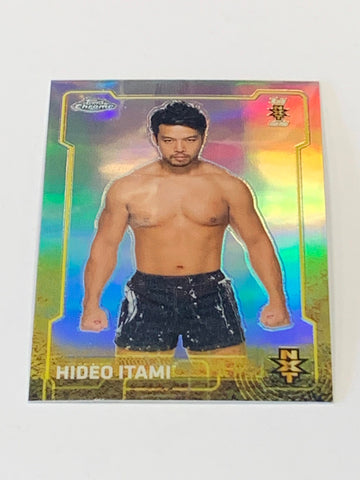 Hideo Itami 2015 WWE Topps Chrome NXT ROOKIE REFRACTOR #96