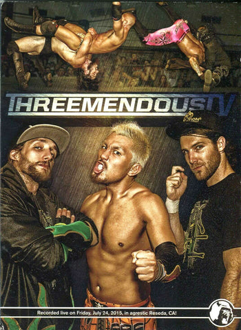 Pro Wrestling Guerrilla PWG Threemendous 4 IV July 24th 2015 Reseda, CA DVD