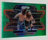 Ivar 2022 WWE Panini Prizm Green Refractor #73