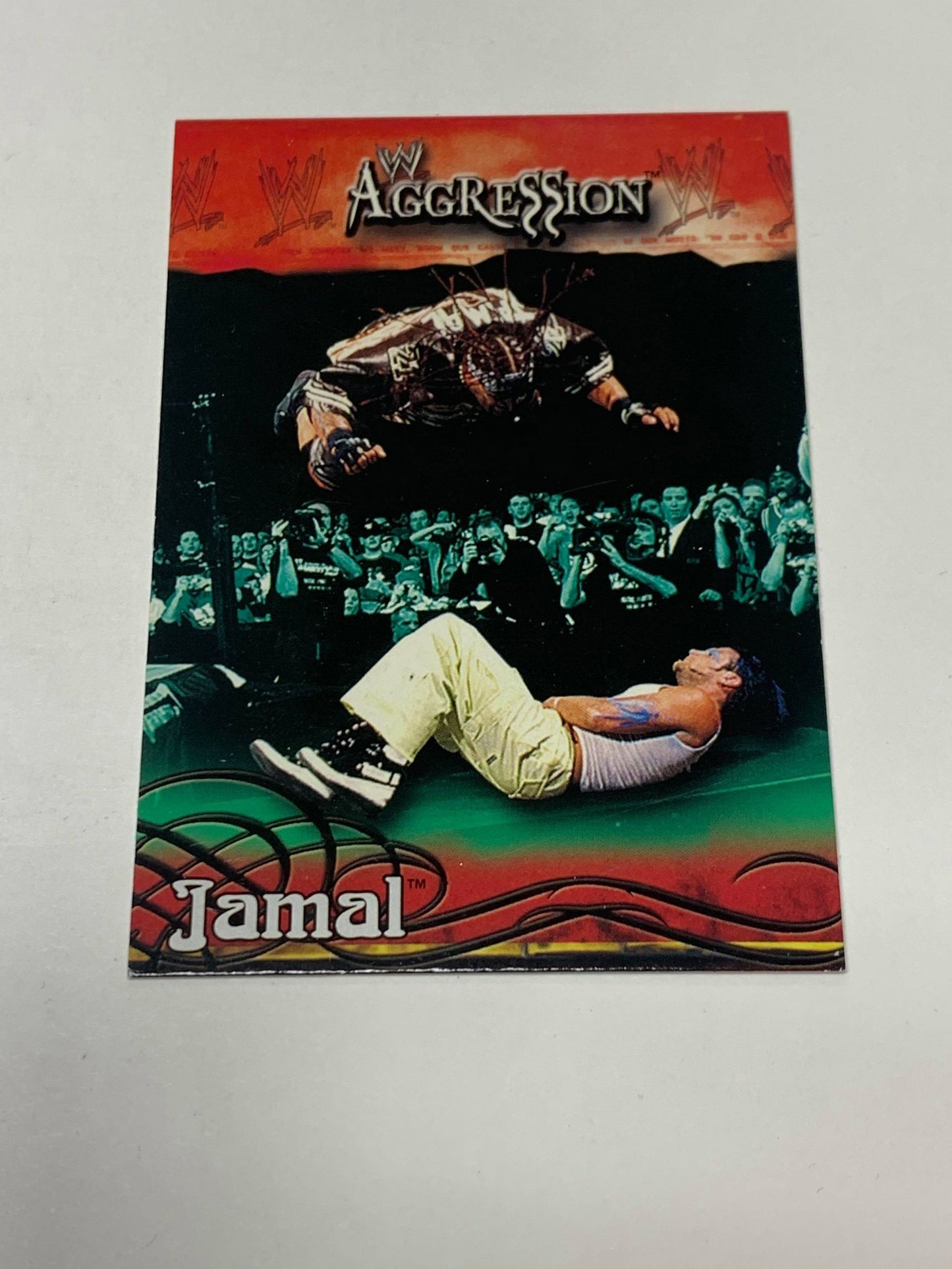 Jamal aka Umaga WWE 2003 Fleer Aggression ROOKIE #16