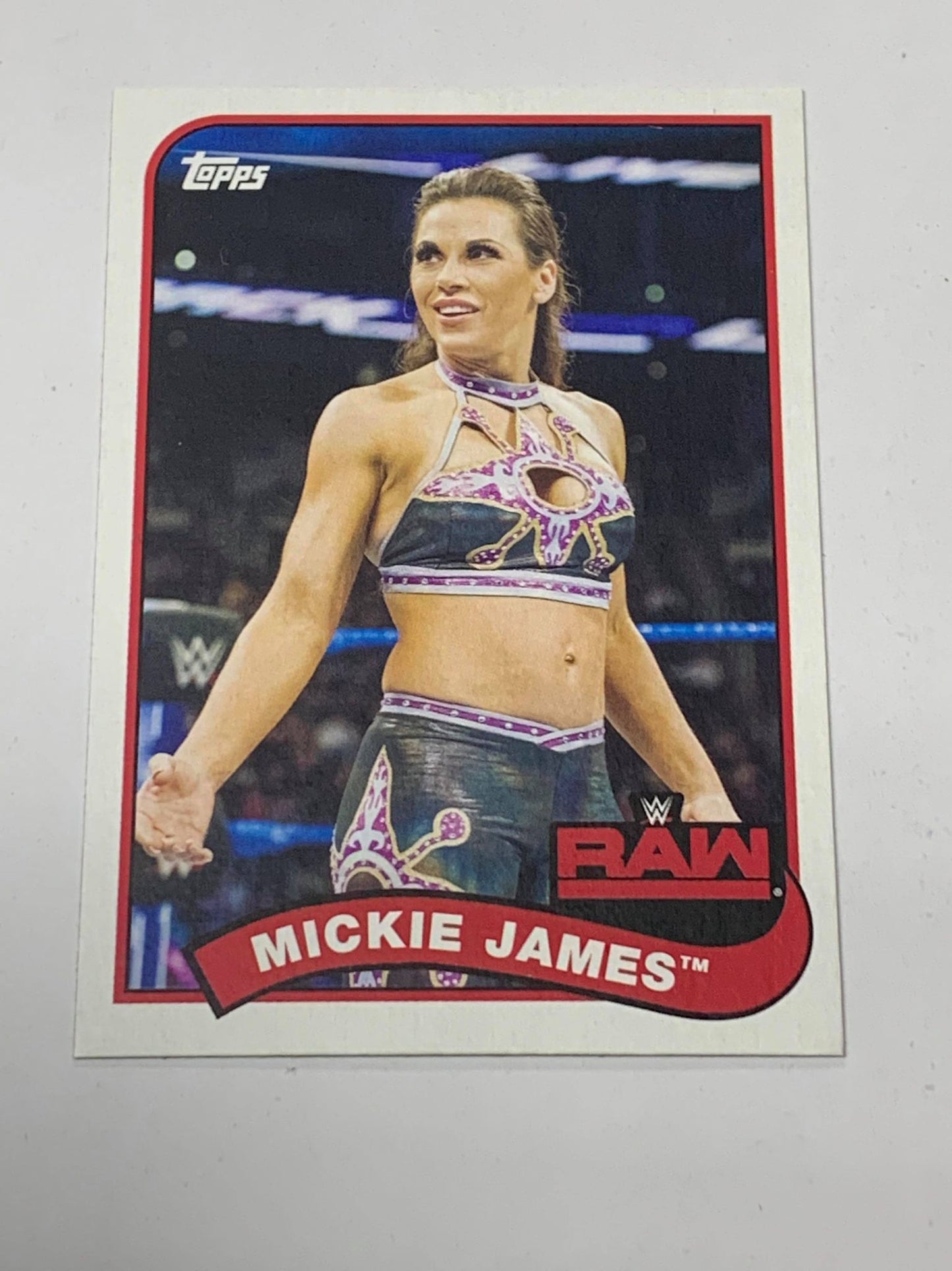 Mickie James WWE 2018 Topps Card #50