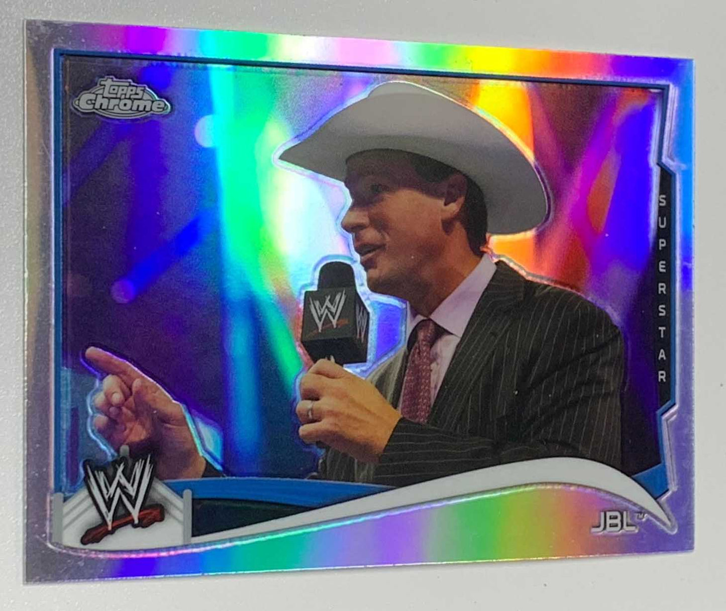 JBL 2014 WWE Topps Chrome REFRACTOR #72