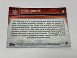 Chris Jericho WWE 2015 Topps Chrome Refractor Card