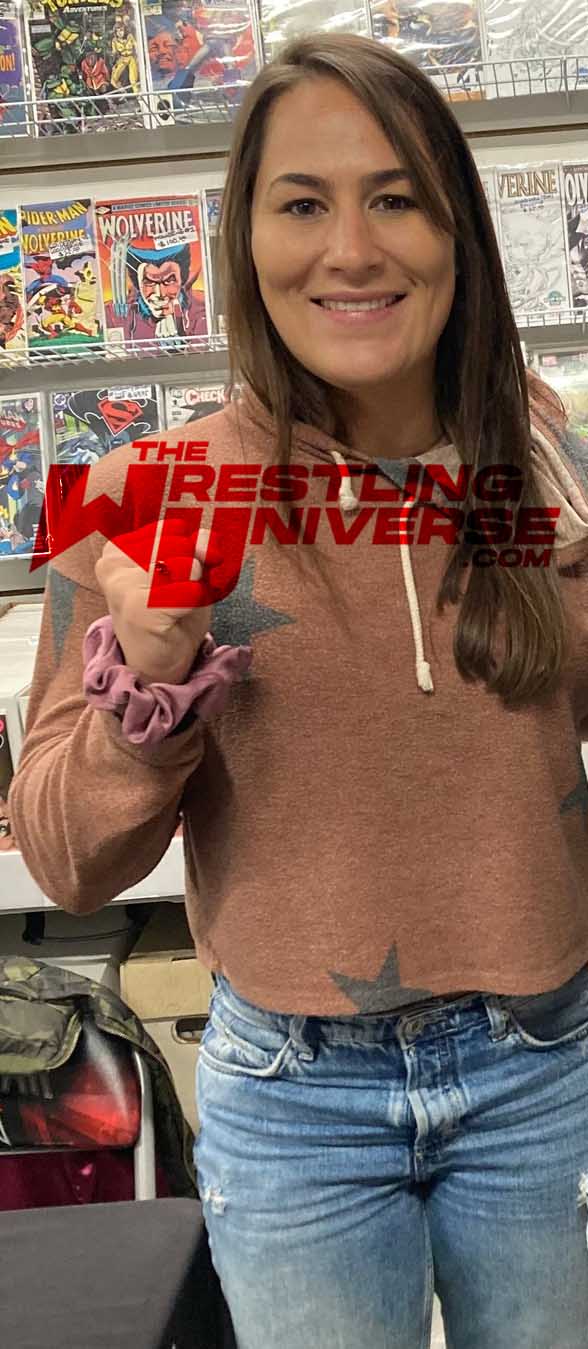 Jessica Evil Eye UFC Signed 8x10 Color Photo