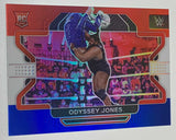 Odyssey Jones 2022 WWE Prizm Red White & Blue Refractor RC #48