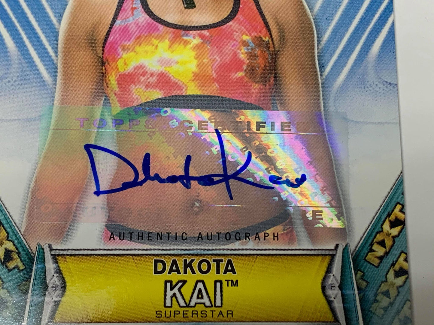Dakota Kai 2019 WWE NXT Woman’s Division Auto #26/199