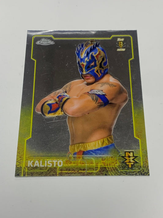 Kalisto 2015 WWE NXT Topps Chrome RC #97