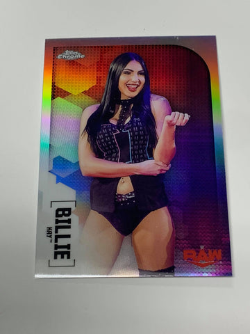 Billie Kay 2020 WWE Topps Chrome Refractor Card #12