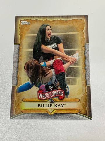 Billie Kay 2020 WWE Topps Wrestlemania Card #WM-1