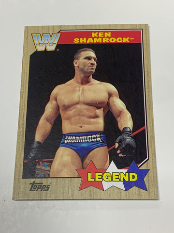 Ken Shamrock 2017 WWE Topps Legend Card #80