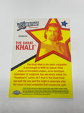Great Khali 2007 WWE Topps Chrome Heritage REFRACTOR RC #7