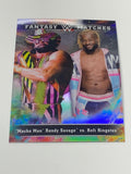 Randy Savage & KOFI Kingston 2020 WWE Topps Chrome Fantasy Matches