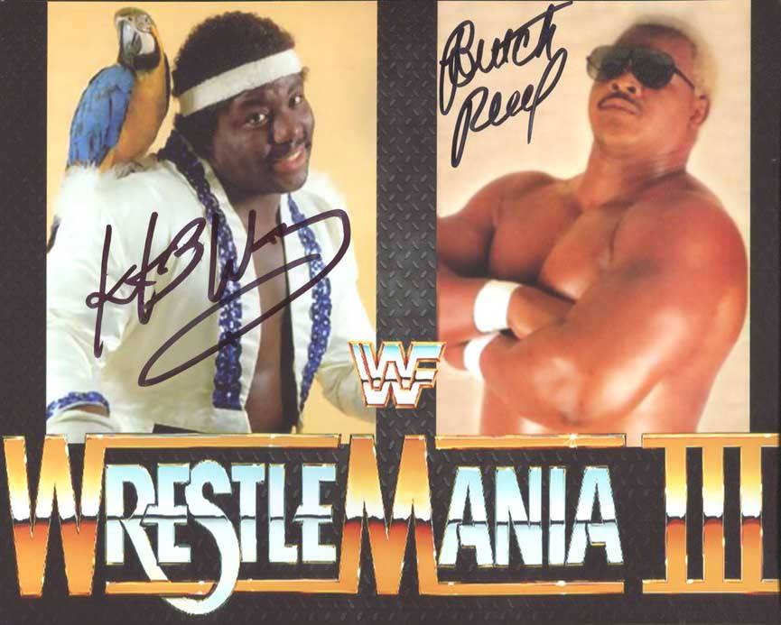 Koko B Ware & Butch Reed Dual Signed Photo COA (VERY RARE)