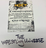Kyle O’Reiley 2018 WWE Topps Undisputed Signed #14/50