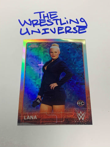 Lana WWE 2015 Topps Chrome REFRACTOR Card #42