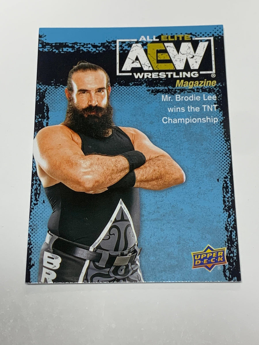 Brodie Lee aka Luke Harper 2021 AEW Magazine Card 95 The