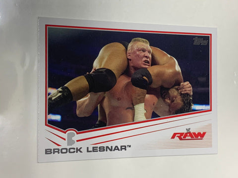 Brock Lesnar 2013 WWE Topps Card #5