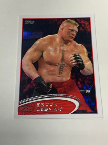 Brock Lesnar 2012 WWE Topps Card #5