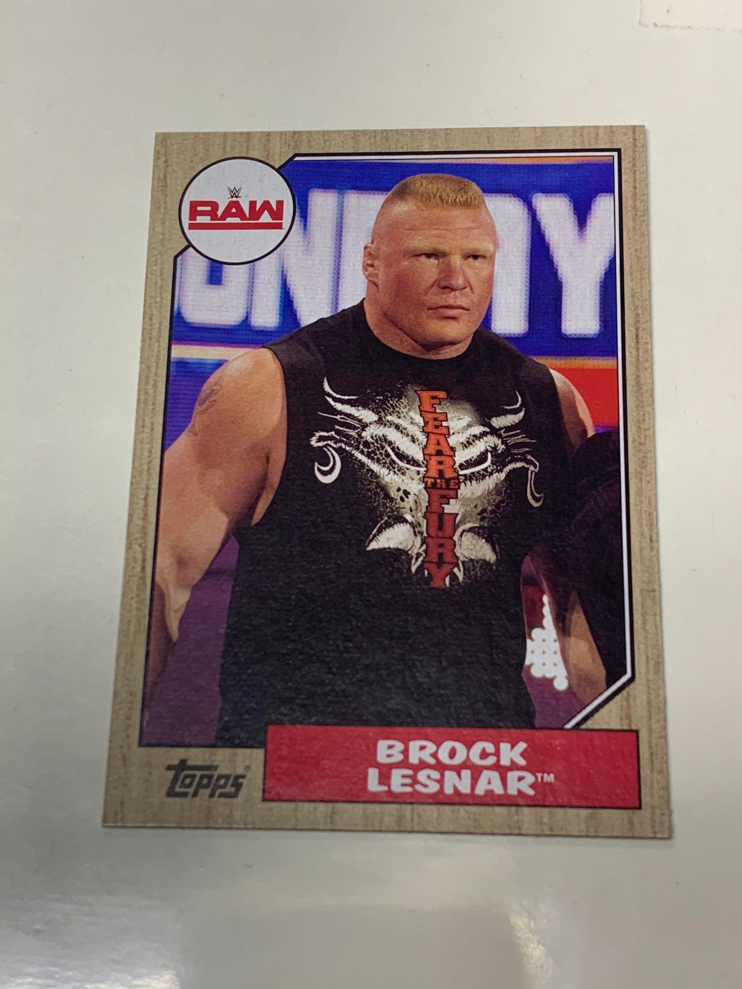 Brock Lesnar 2017 WWE Topps Card #17