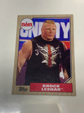 Brock Lesnar 2017 WWE Topps Card #17