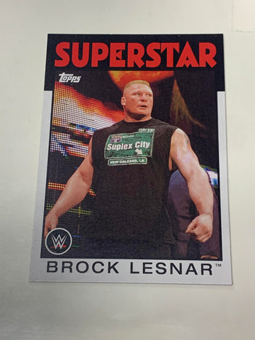 Brock Lesnar 2016 WWE Topps Card #7