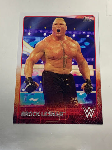 Brock Lesnar 2015 WWE Topps Card #13