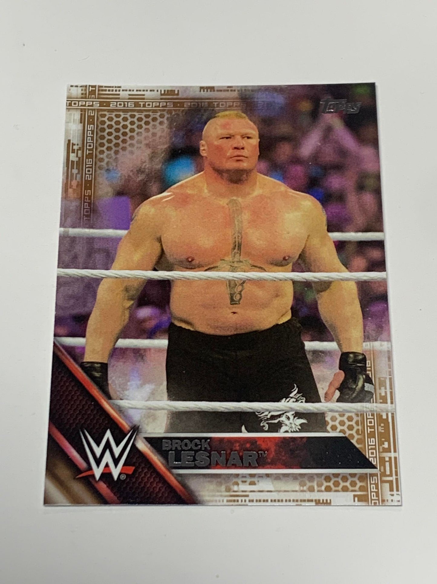 Brock Lesnar 2016 WWE Topps Parallel #109