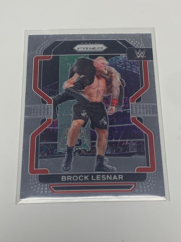 Brock Lesnar 2022 WWE Panini Prizm Card #135