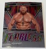 Brock Lesnar 2022 WWE Panini Prizm Fearless Insert #14