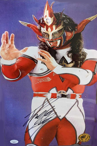 Jushin Liger 11x17 Signed Photo JSA COA