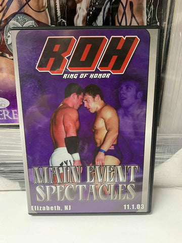 ROH Ring Of Honor Main Event Spectacles Elizabeth, NJ 11/1/03 DVD OOP