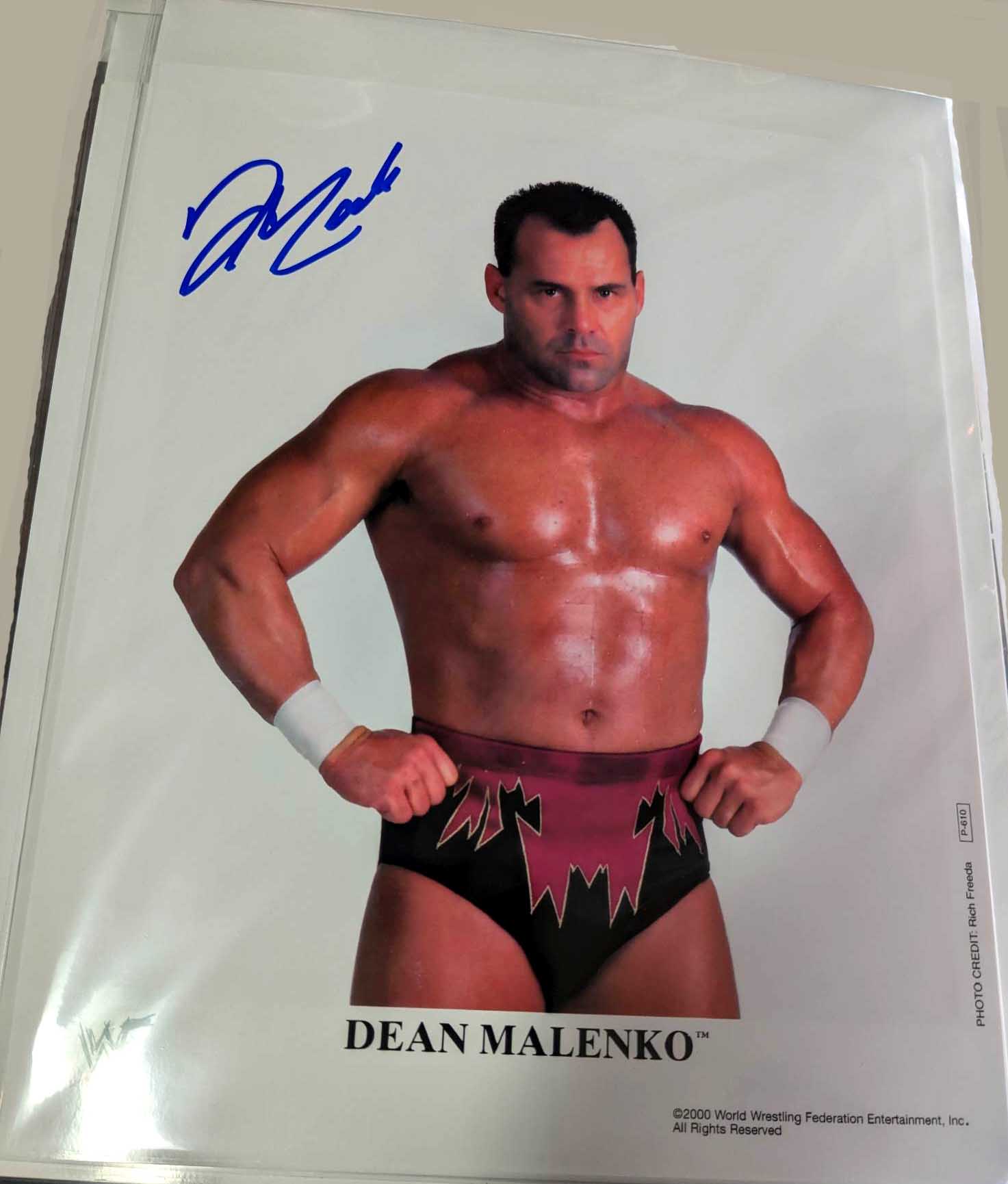 Dean Malenko Pose 2 Signed Photo COA – The Wrestling Universe