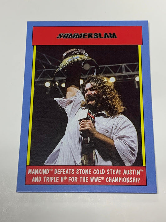 Mankind 2017 WWE Topps Summerslam Card #23