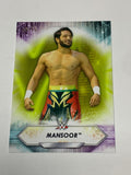 Mansoor 2021 WWE Topps Parallel #118 #25/75