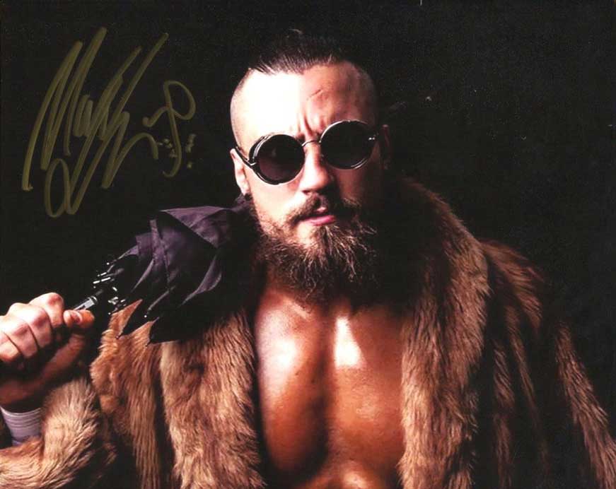 Marty Scurll Signed 8x10 Color Photo