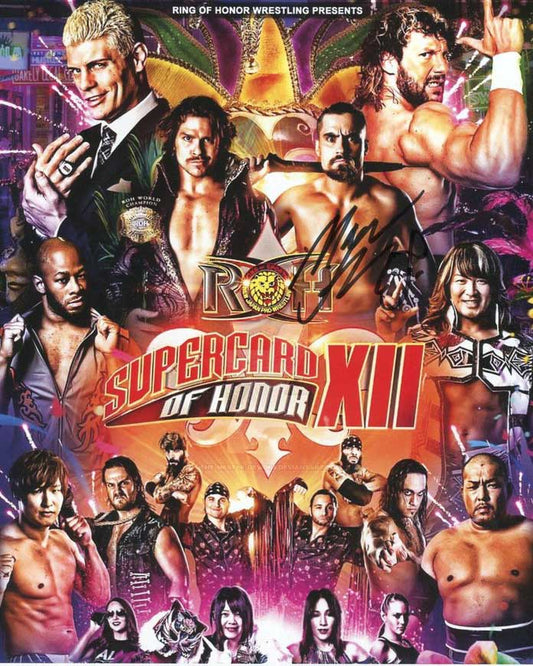 Marty Scurll (Ring of Honor) Signed color Photo