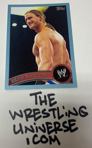 Drew McIntyre WWE 2011 Blue Parallel #’ed 207/2011 Topps