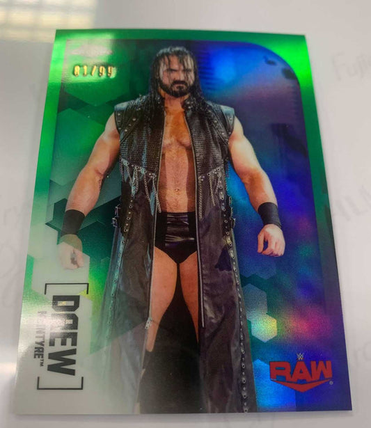 Drew McIntyre 2020 WWE Topps Chrome Green Refractor #23 #/99