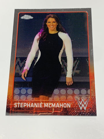 Stephanie McMahon 2015 WWE Topps Chrome Card #67