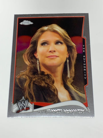 Stephanie McMahon 2014 WWE Topps Chrome Card #47