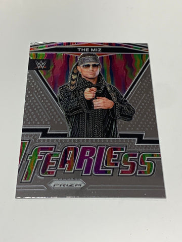 The Miz 2022 WWE Prizm “Fearless” Insert Card #10