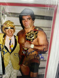 HOLIDAY SPECIAL Don Muraco & Mr. Fuji SIGNED Framed JSA COA RARE