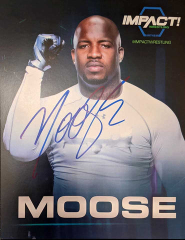 Moose Official Impact Promo Signed Photo COA