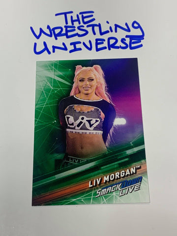 Liv Morgan WWE 2019 Topps Green Parallel Card #32