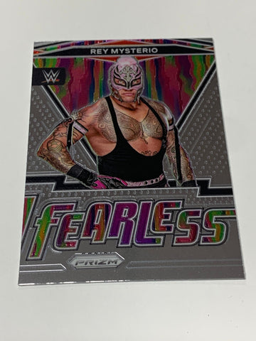 Rey Mysterio 2022 WWE Prizm “Fearless” Insert Card #19