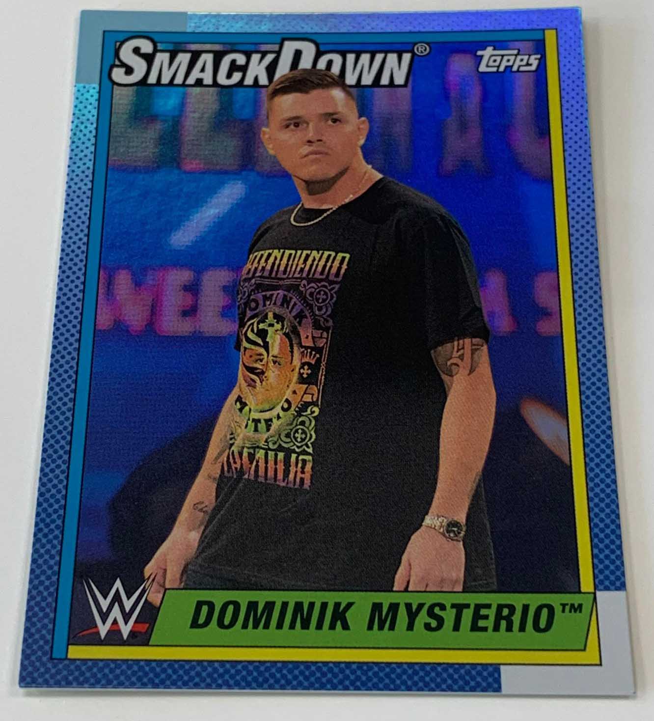 Dominik Mysterio 2021 WWE Topps Parallel #58
