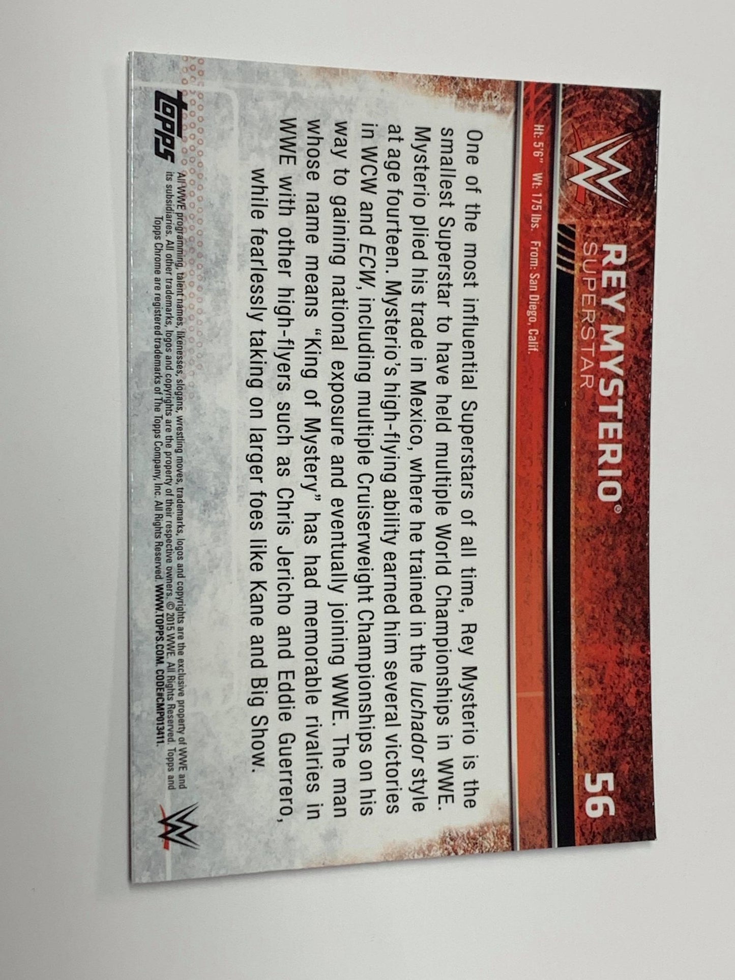 Rey Mysterio 2015 WWE Topps Chrome #56