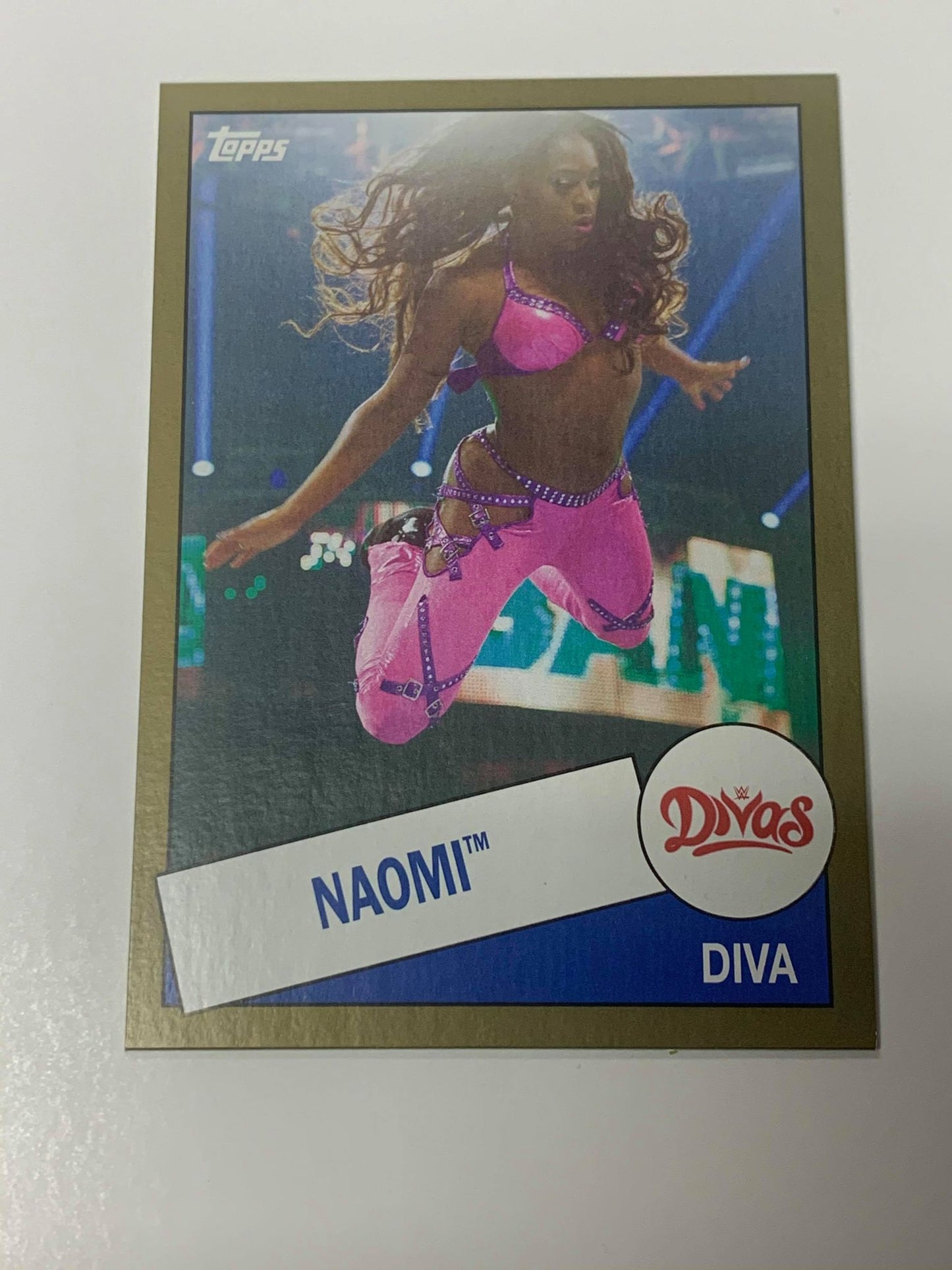 Naomi WWE 2015 Topps Gold Card #5/10