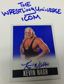 Kevin Nash Signed 2014 Leaf Card #’ed 3/25